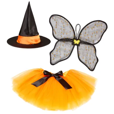 Witch Fairy - tutu, wings, hat