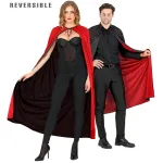 Cape black/red Reversible 130 cm