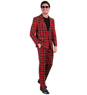 Tartan Party Fashion Suit