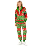 Merry Christmas Green-Red Party Fashion Track Suit