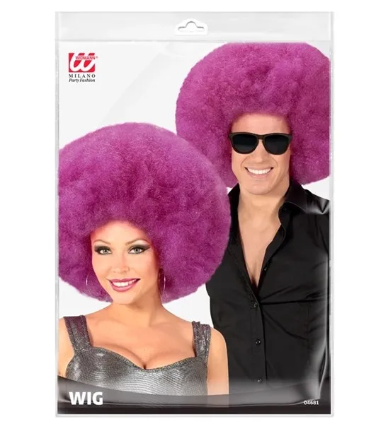 Purple Oversized Afro Wig