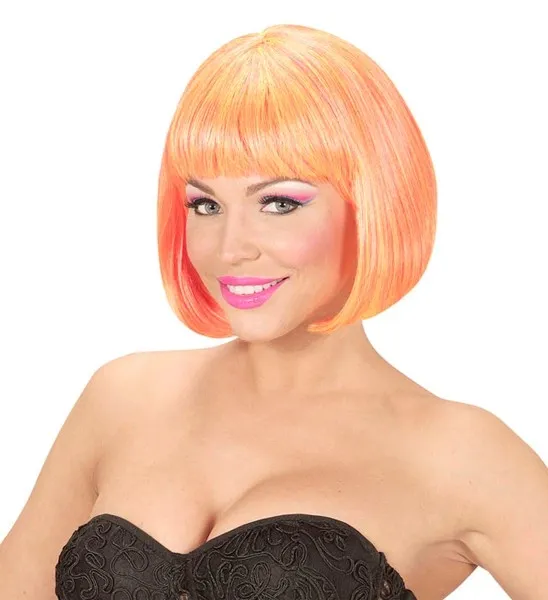 Mixed Neon Pink & Yellow Valentina Wig