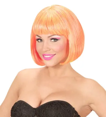 Mixed Neon Pink & Yellow Valentina Wig
