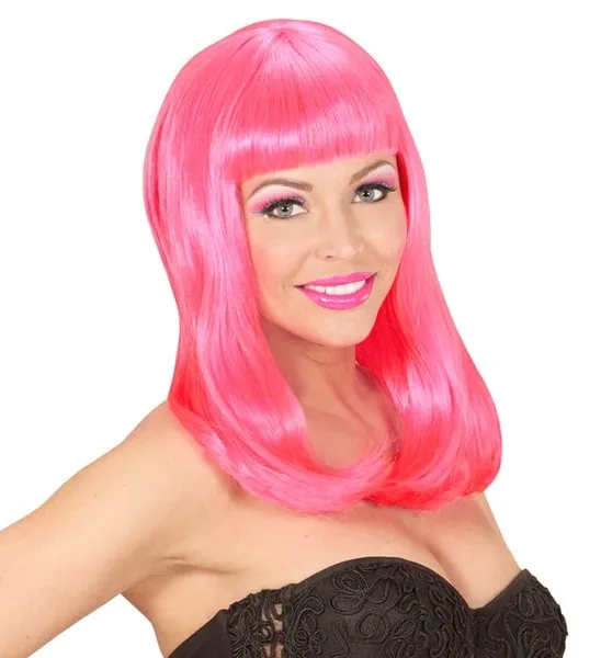 Neon Pink Patsy Wig
