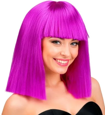 Purple Show Girl Wig