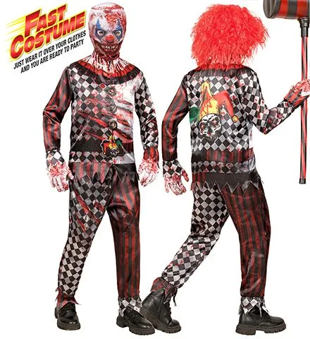 Evil Clown Fast Costume