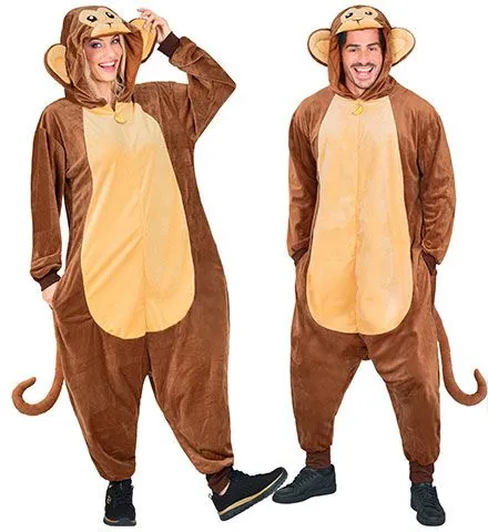 Plush Onesie Monkey