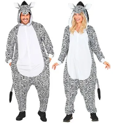 Plush Onesie Zebra