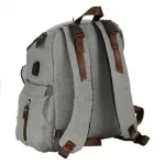 Mama bag with USB Pure Grey