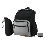 Mama bag with USB Moon Black