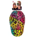 Rainbow Animalier Leopard Sequin Cap