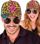 Rainbow Animalier Leopard Sequin Cap