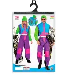 Neon Purple - Azzure - Green Ski Suit