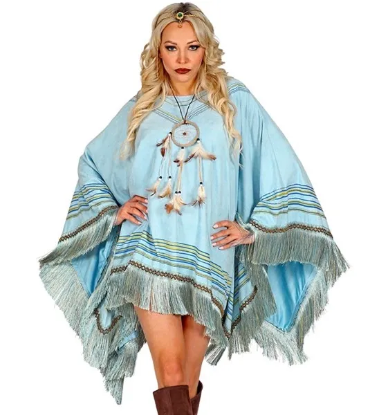 Azure Suede look ''Poncho''