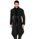 Black Velvet Gothic Coat
