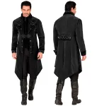 Black Velvet Gothic Coat