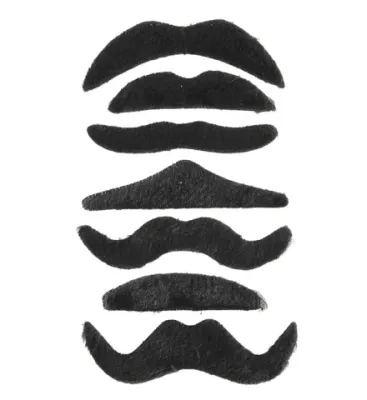 SET OF 7 MOUSTACHES