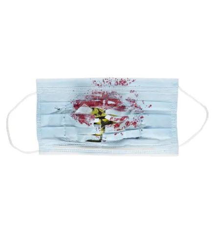 BLOODY TOXIC MOUTH MASK