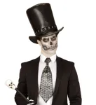 METALLIC SKULL TIE