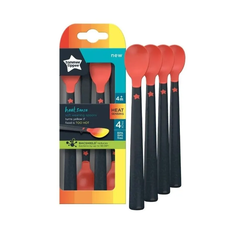 Tommee Tippee - Heat Sense Soft Weaning Spoons