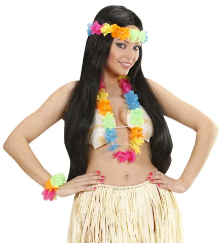 BRIGHT MULTICOLOR HAWAIIAN SETS