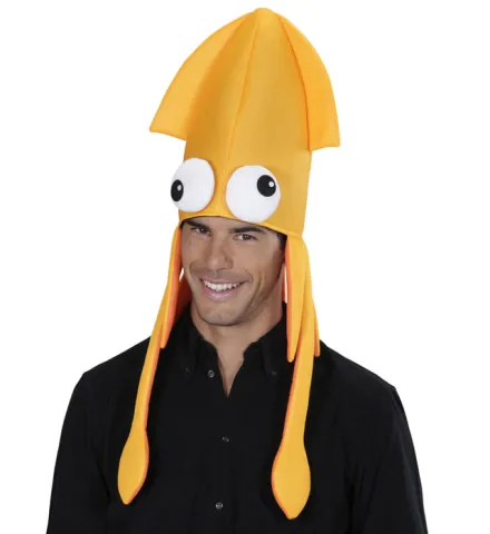 ORANGE GIANT SQUID HAT