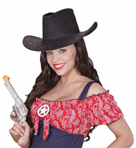 SUEDE LOOK COWBOY HAT unisex