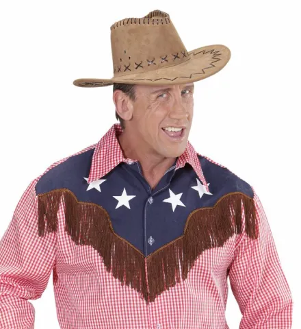SUEDE LOOK COWBOY HAT unisex