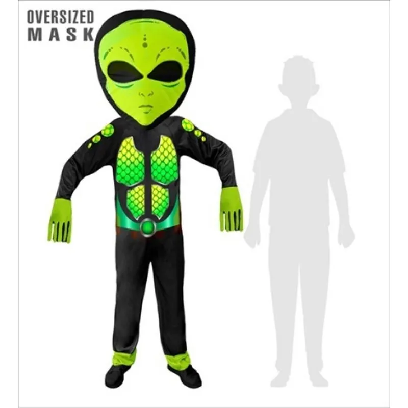 SPACE ALIEN (overalls, oversized mask)