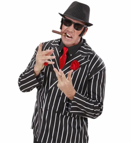 STRIPED GANGSTER HAT