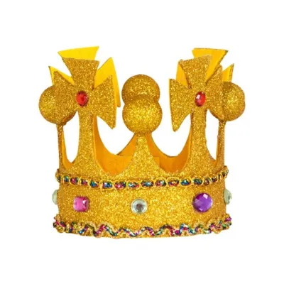 Mini Glitter Crown with Gems