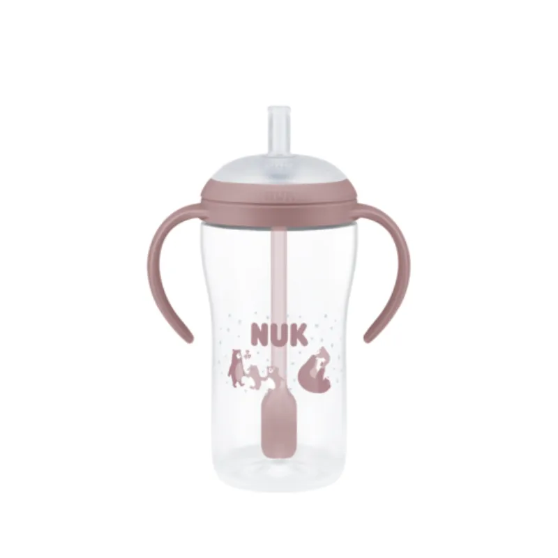 NUK Perfect Match Learner Straw Cups Red 260ml