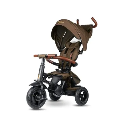 Qplay Rito Deluxe Folding Tricycle Brown