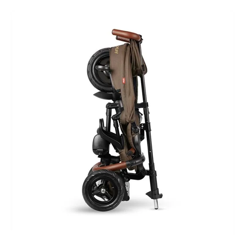 Qplay Rito Deluxe Folding Tricycle Brown