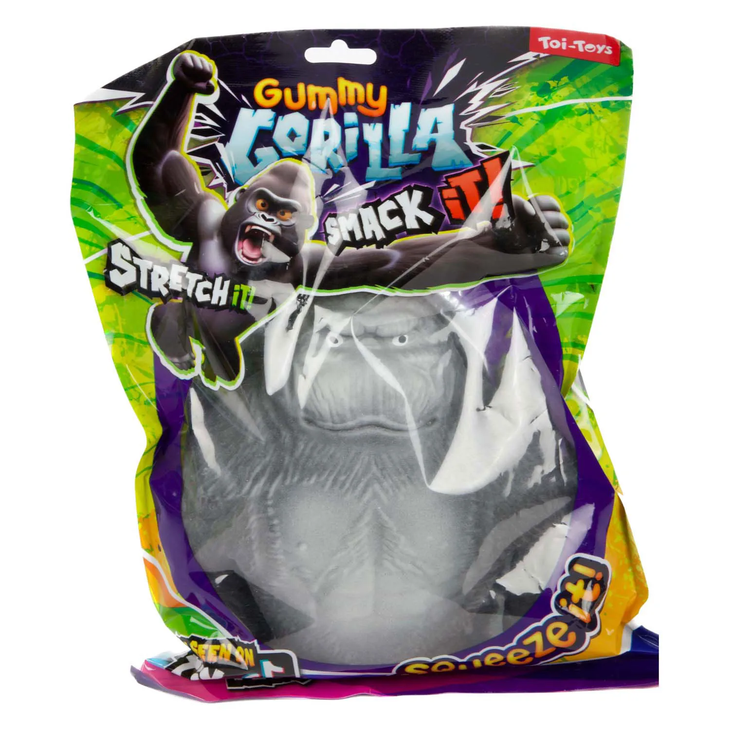 Toi-Toys Fun knead Gorilla Chunky Monkey Stretchable, 850 grams