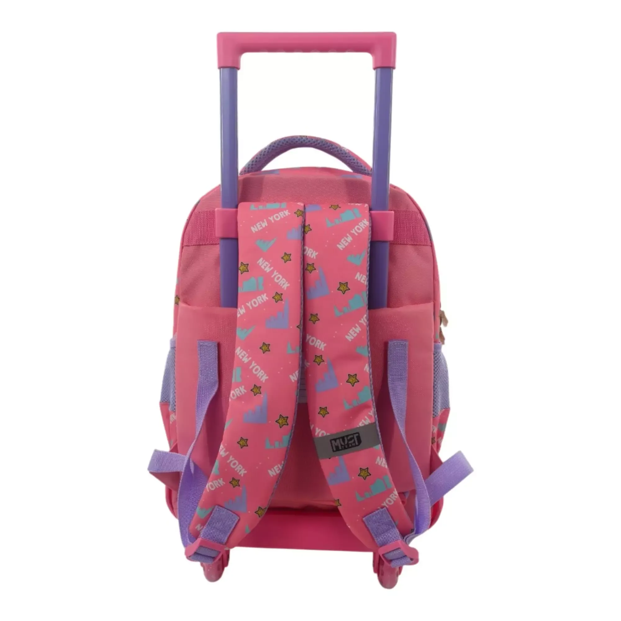 School Trolley Bag Elementary Must Team Blue Hair Girl 3 Compartments