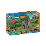 Playmobil Elephant with Zookeeper