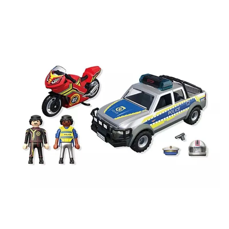Playmobil Police Chase with Pick-Up Truck