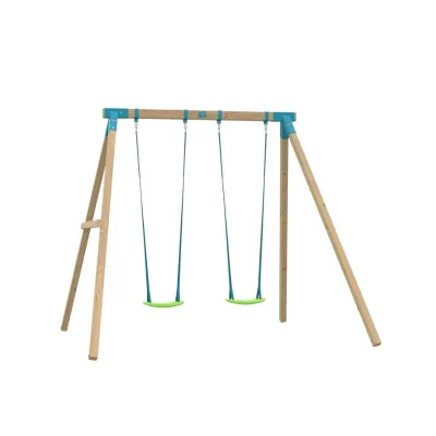 TP Acacia swing set with 2 swings - anchoring kit