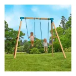 TP Acacia swing set with 2 swings - anchoring kit