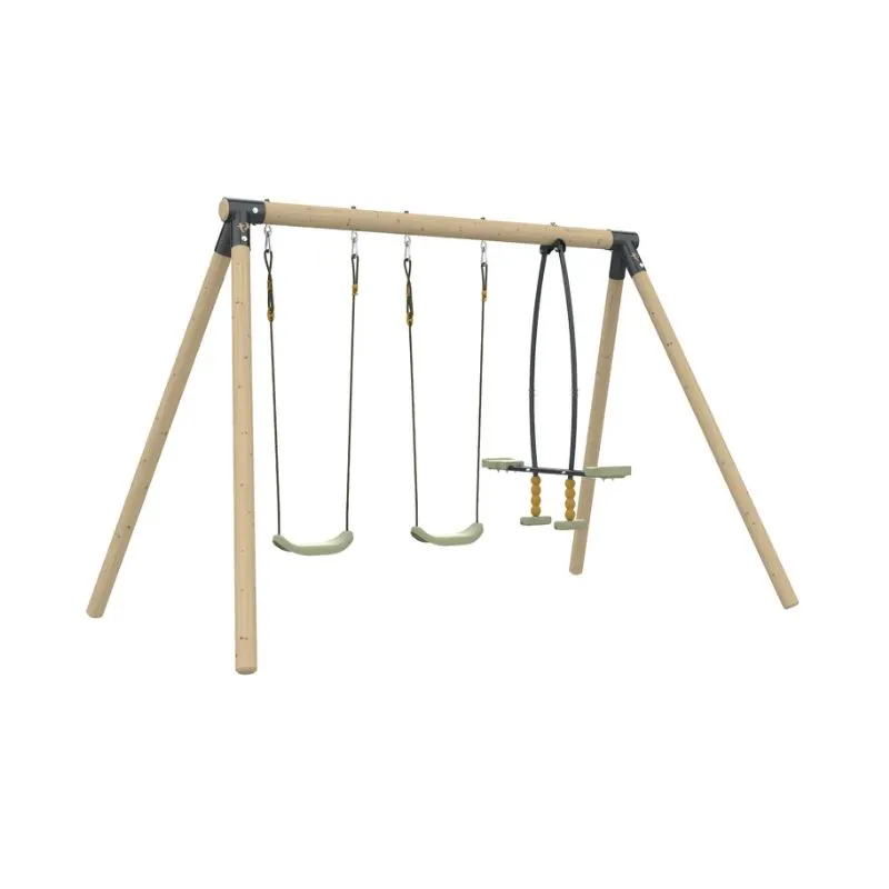 TP Anemone swing set with 2 face-to-face swings 190 cm high