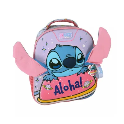 School Backpack Kindergarten Disney Stitch Aloha Must Team