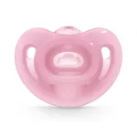 NUK Sensitive Silicone Pacifier pink 0-6m