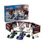 Lego City F1 Garage & Mercedes-amg & Alpine Cars