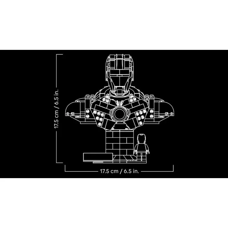 Lego Marvel Iron Man MK4 Bust