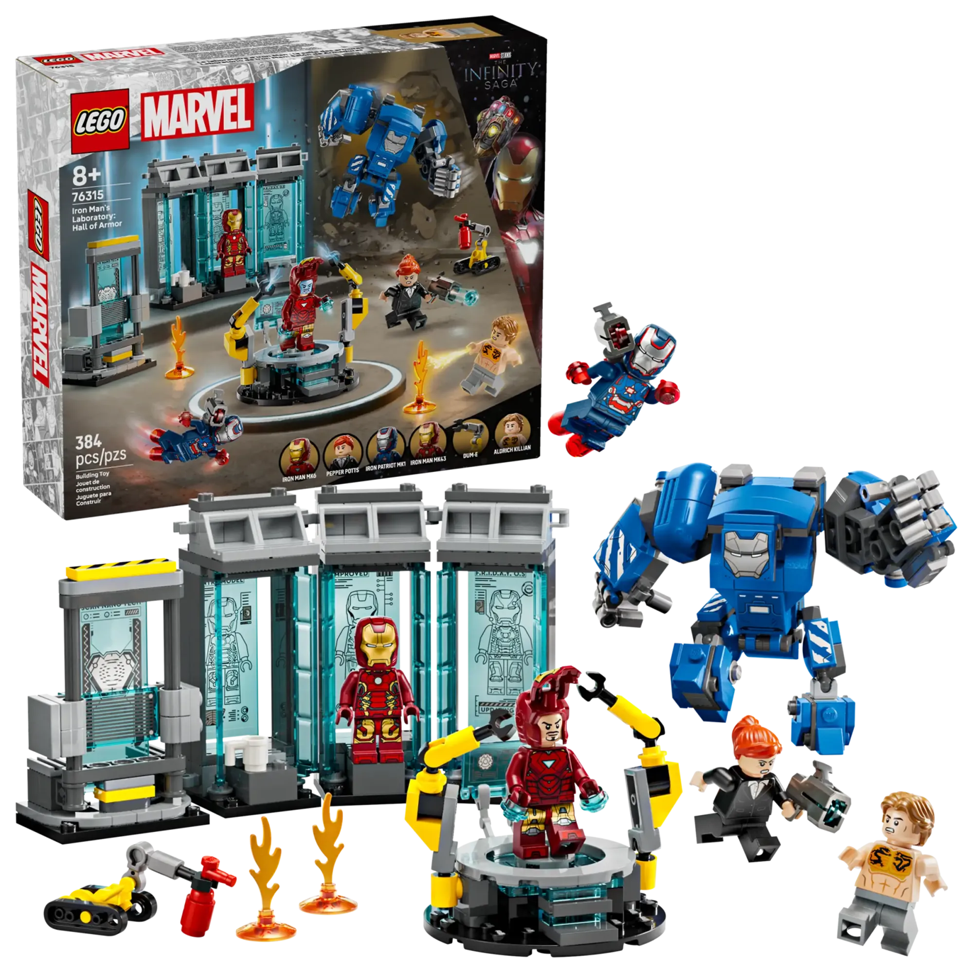 Lego Super Heroes Marvel - Iron Man's Laboratory: Hall of Armor