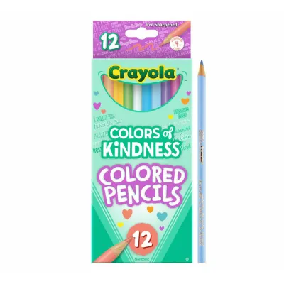 Crayola Colors of Kindness Colored Pencils, 12 Count