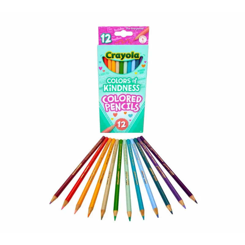 Crayola Colors of Kindness Colored Pencils, 12 Count