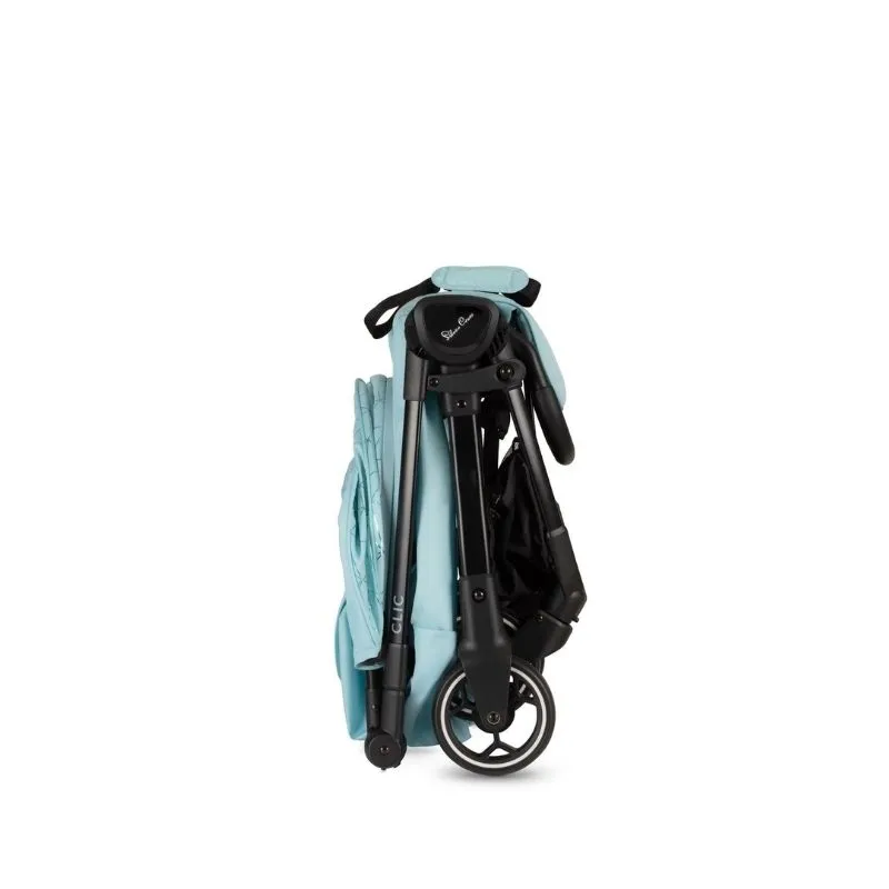 Silver Cross Clic – Aquamarine