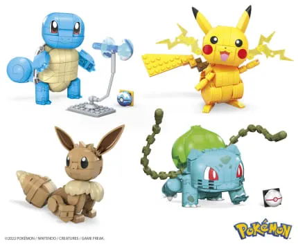 MEGA Pokémon Building Toy Kit With 1 Action Figure And Accessory For Kids